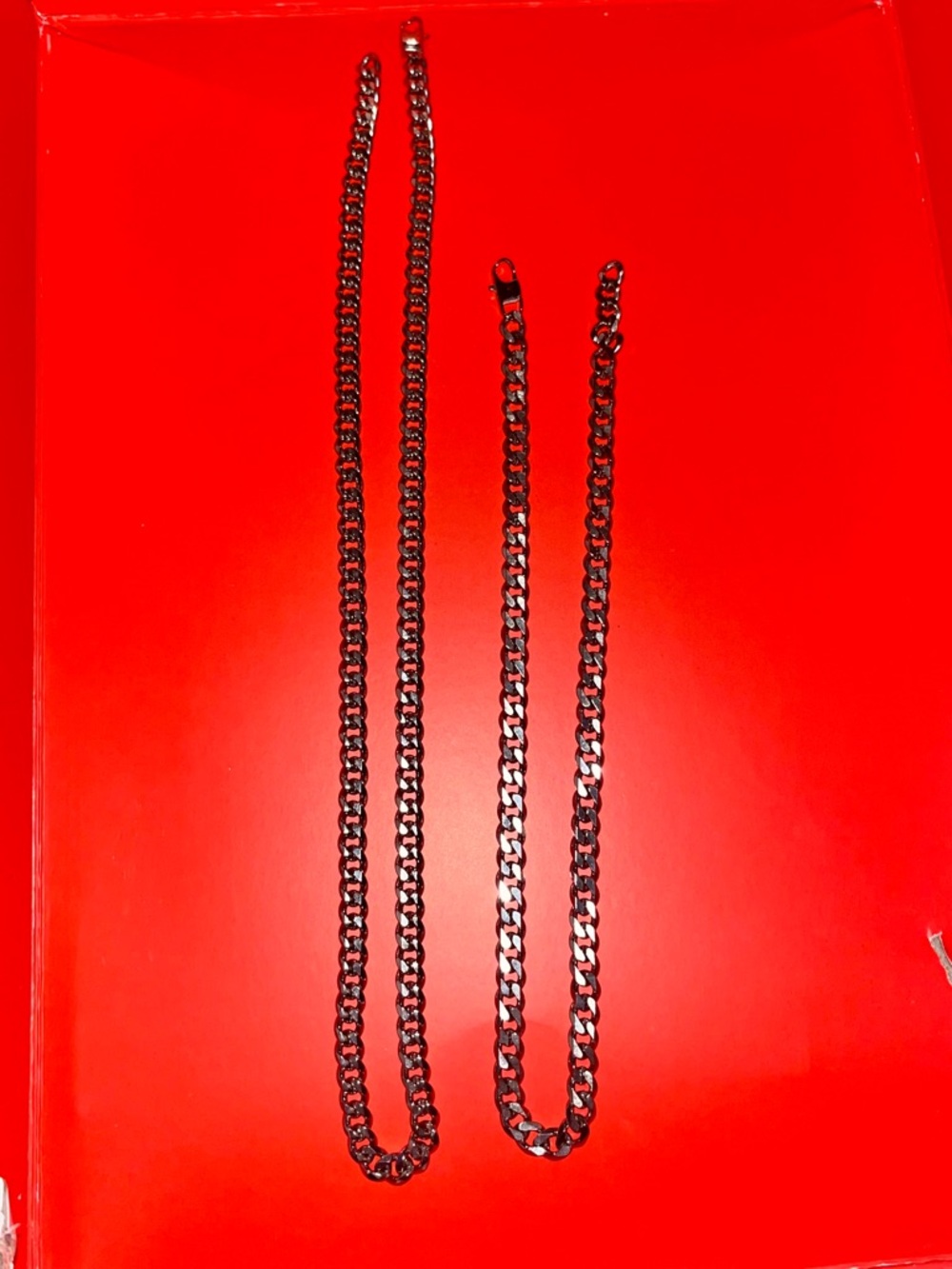Sterling Silver Cuban Link Chains - Two Styles